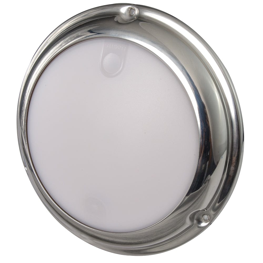 Lumitec TouchDome - Dome Light - Polished SS Finish - 2-Color White/Blue Dimming [101097] - The Happy Skipper