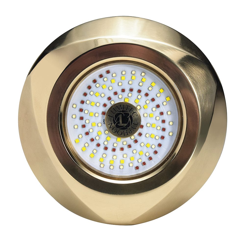 Lumitec Typhoon Underwater Bronze Thru-Hull LED Light - RGBW Spectrum [101449] - The Happy Skipper