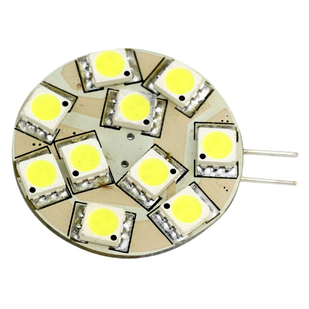 Lunasea G4 12 LED Side Pin Light Bulb - 12VAC or 10-30VDC 2W/140 Lumens - Warm White [LLB-21TW-21-00] - The Happy Skipper