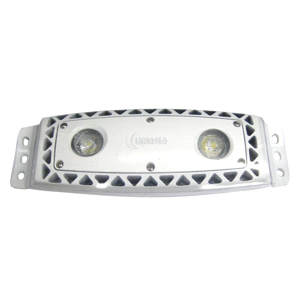 Lunasea High Intensity Outdoor Dimmable LED Spreader Light - White - 1,100 Lumens [LLB-472W-21-10] - The Happy Skipper