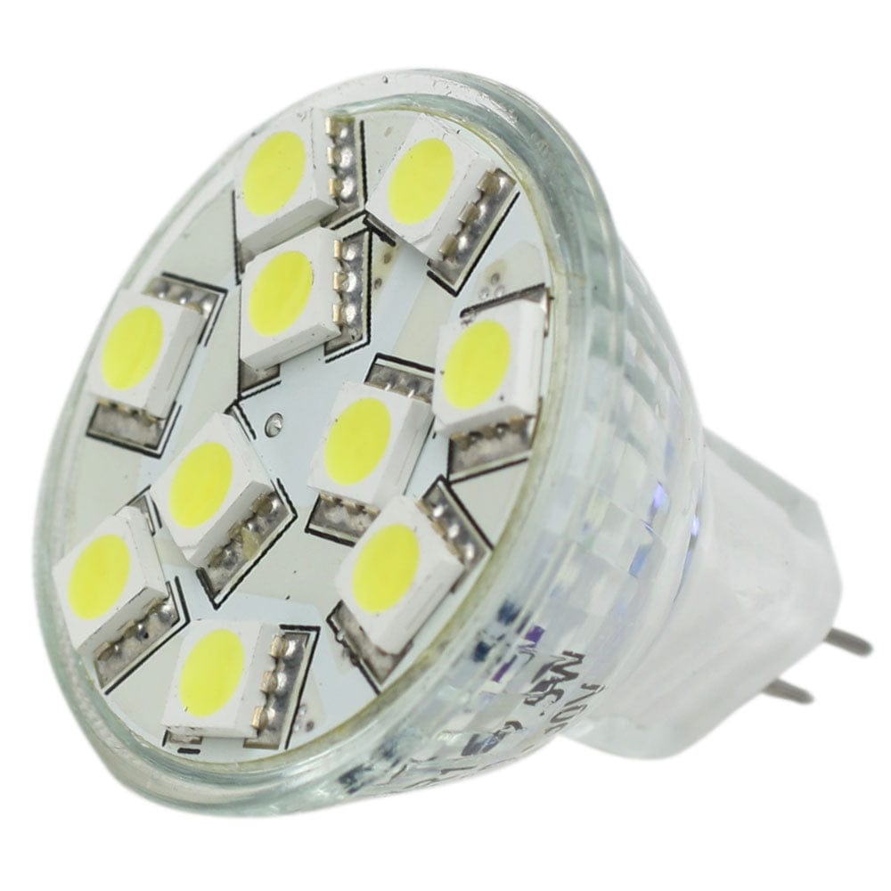 Lunasea MR11 LED Bulb - 10-30VDC/2.2W/140 Lumens - Warm White [LLB-11TW-61-00] - The Happy Skipper