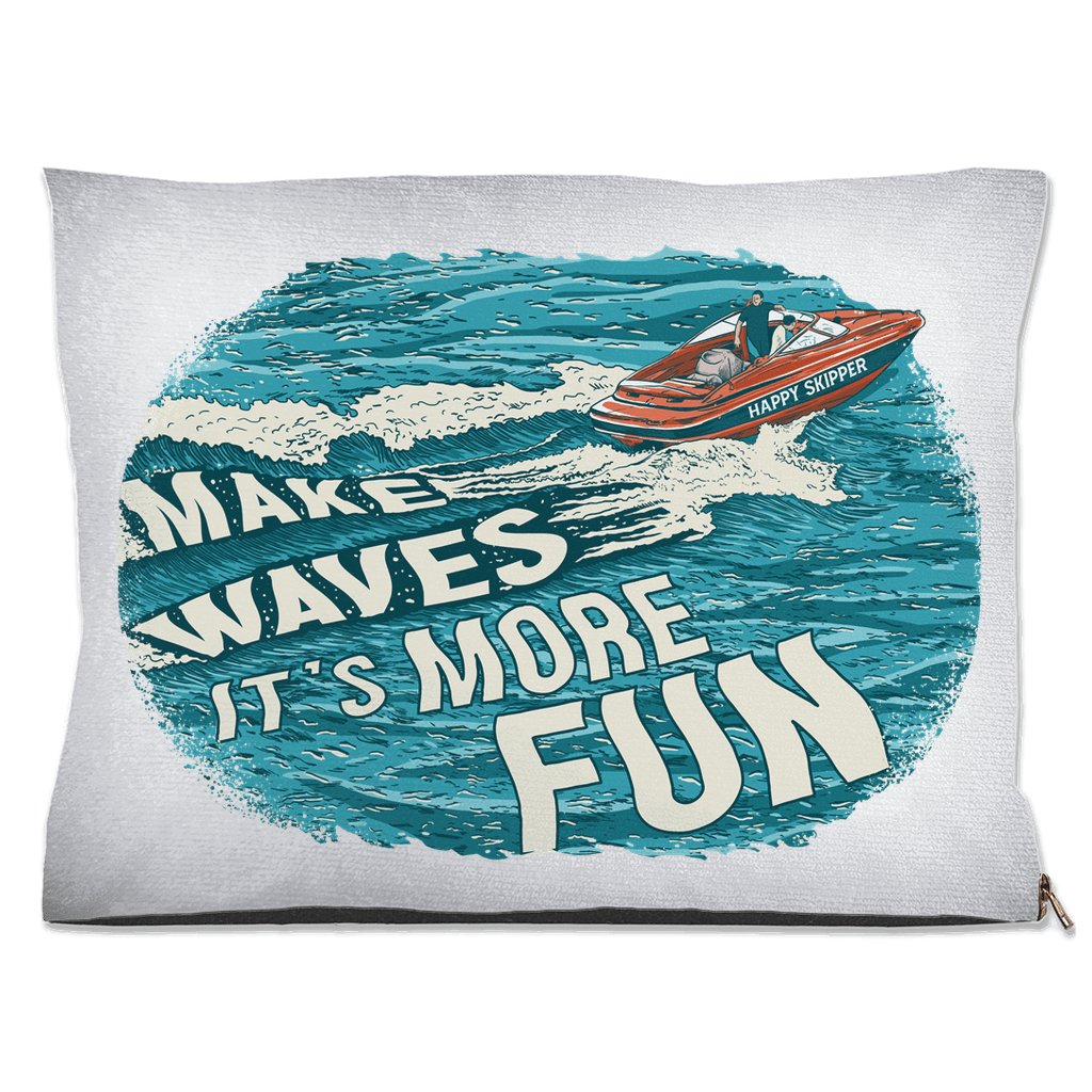 Make Waves It's More Fun™ Dog Beds - The Happy Skipper