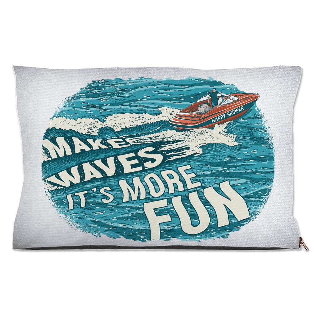 Make Waves It's More Fun™ Dog Beds - The Happy Skipper