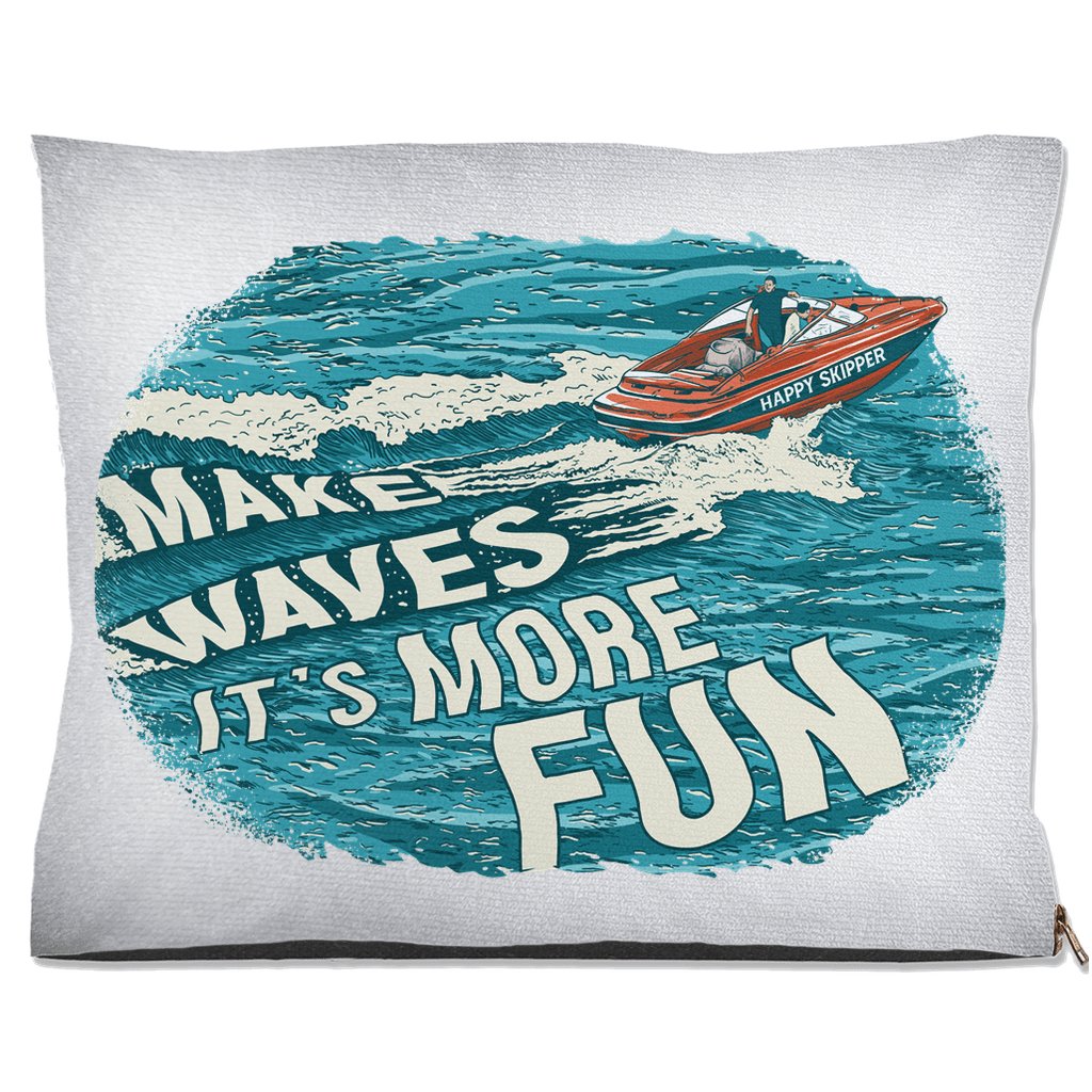 Make Waves It's More Fun™ Dog Beds - The Happy Skipper