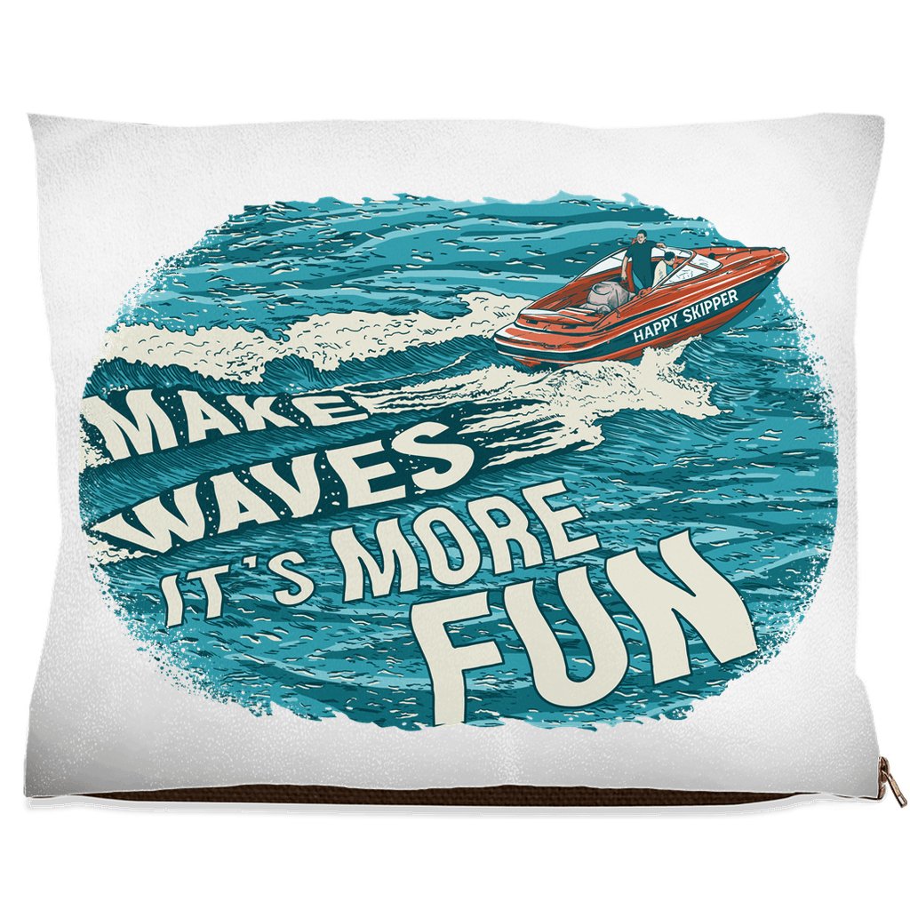 Make Waves It's More Fun™ Dog Beds - The Happy Skipper