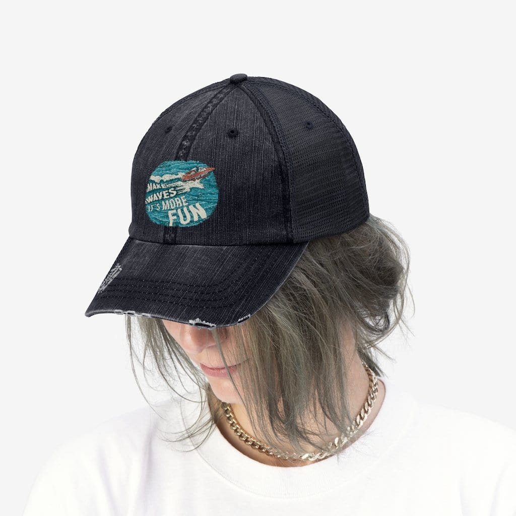 Make Waves, It's More Fun Unisex Trucker Hat - The Happy Skipper