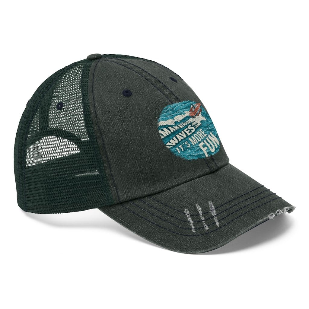 Make Waves, It's More Fun Unisex Trucker Hat - The Happy Skipper