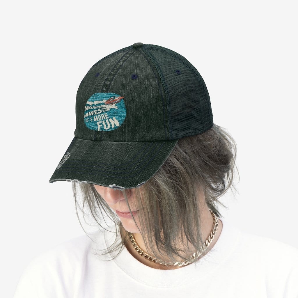 Make Waves, It's More Fun Unisex Trucker Hat - The Happy Skipper
