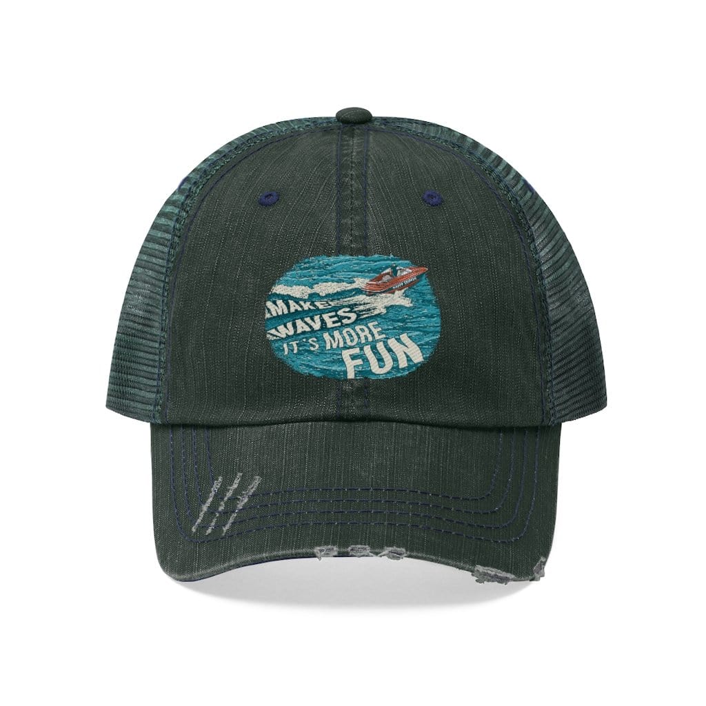 Make Waves, It's More Fun Unisex Trucker Hat - The Happy Skipper