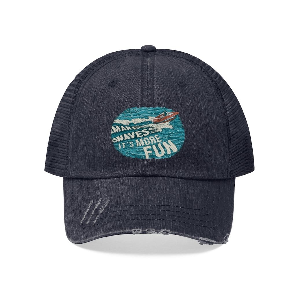 Make Waves, It's More Fun Unisex Trucker Hat - The Happy Skipper