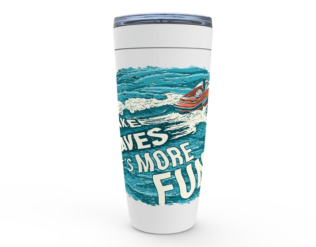 Make Waves It's More Fun™ Viking Tumblers - The Happy Skipper