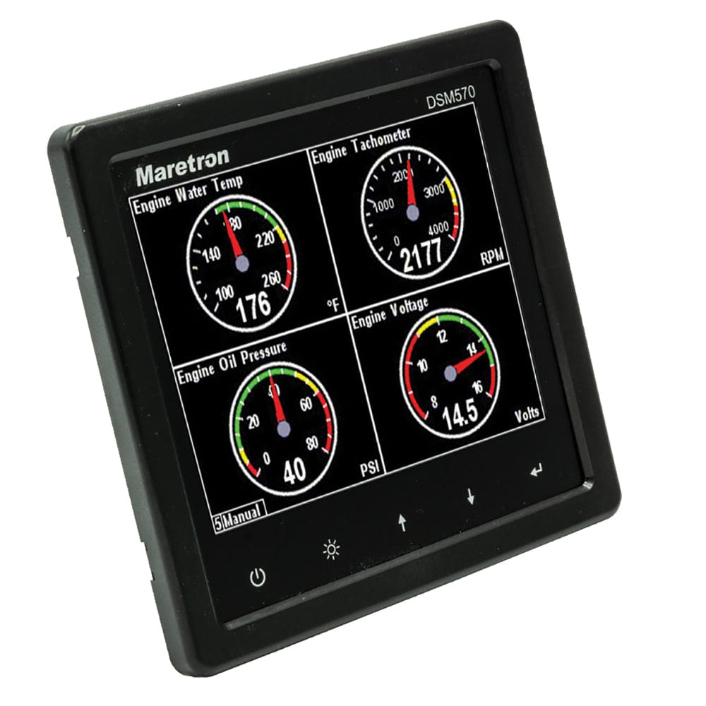 Maretron DSM570 5.7" High Resolution Color Display w/Black Enclosure [DSM570-01] - The Happy Skipper