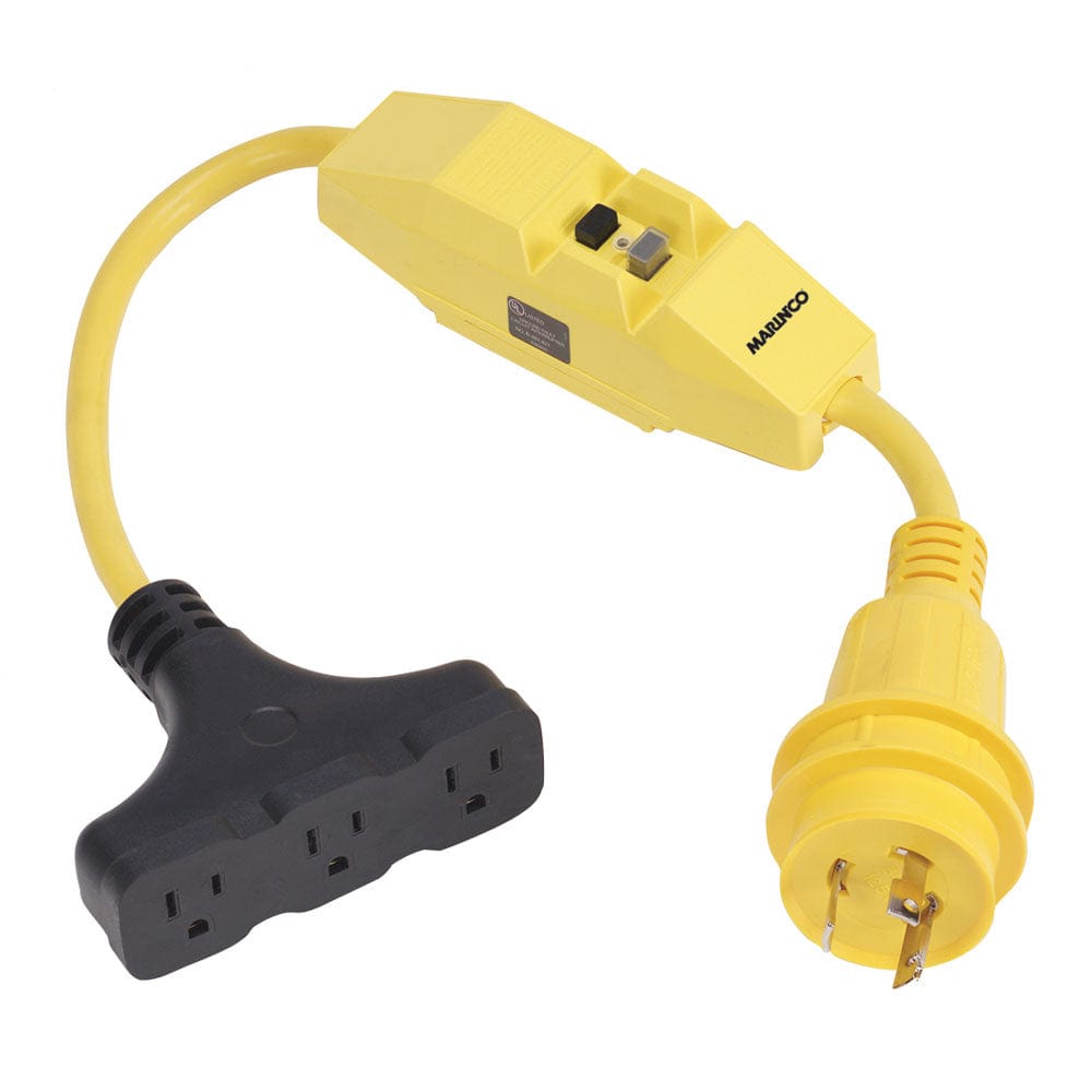 Marinco Dockside 30A to 15A Adapter with GFI [199128] - The Happy Skipper