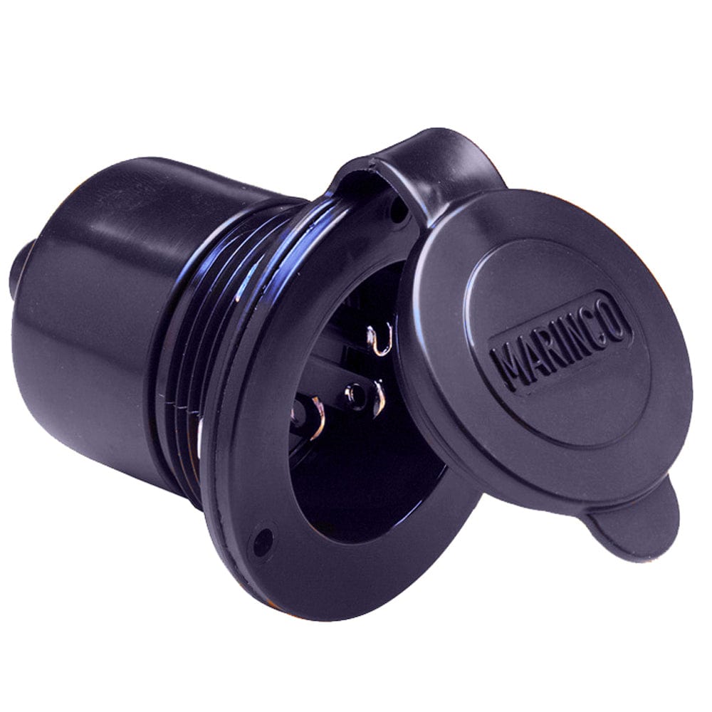 Marinco Marine On-Board Hard Wired Charger Inlet - 15Amp - Black [150BBI] - The Happy Skipper