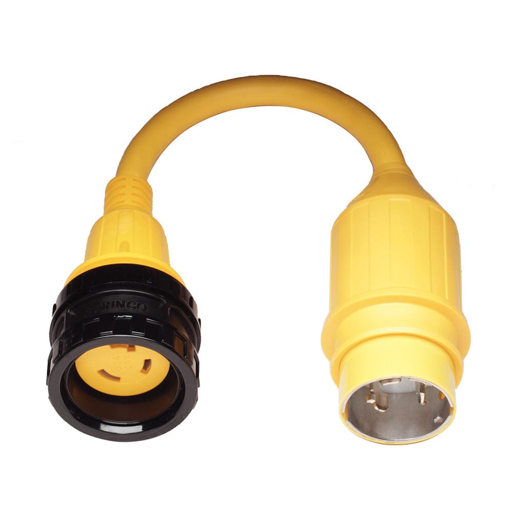 Marinco Pigtail Adapter, 30A Locking to 50A Locking [121A] - The Happy Skipper