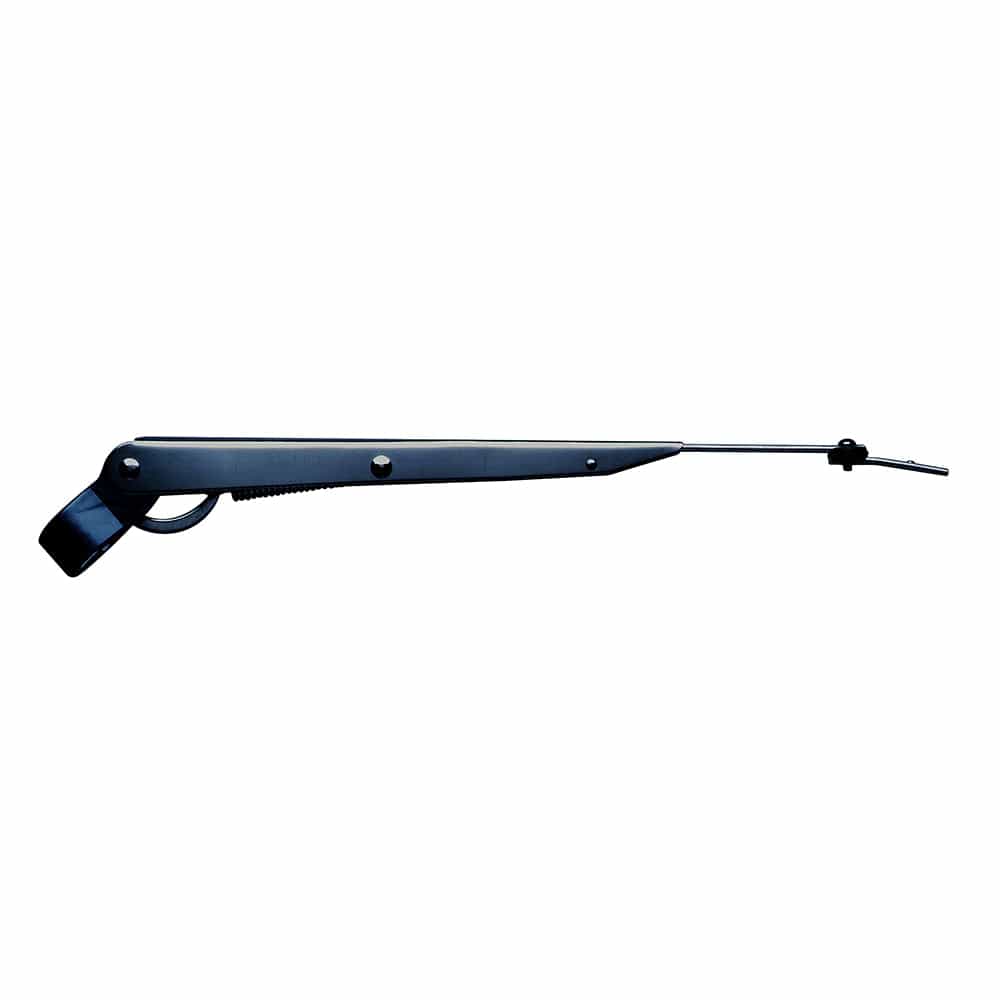 Marinco Wiper Arm Deluxe Stainless Steel - Black - Single - 10"-14" [33012A] - The Happy Skipper