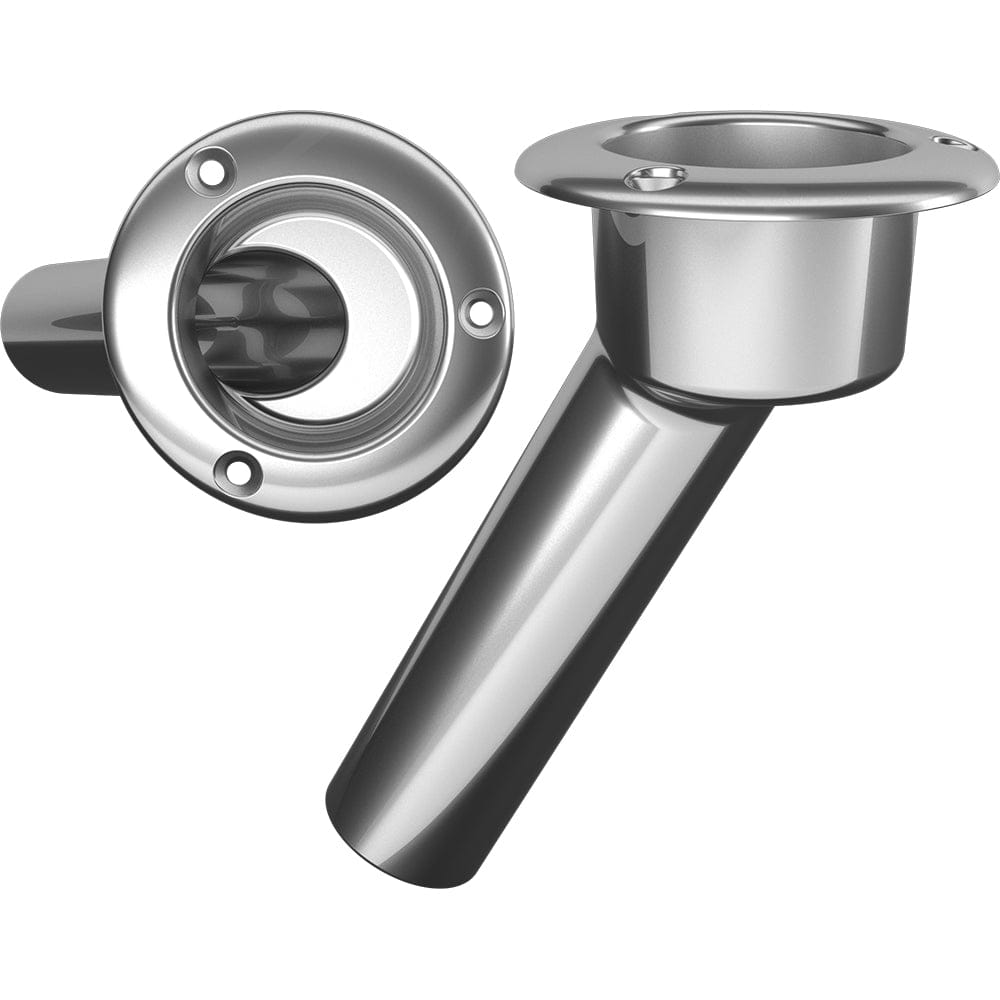 Mate Series Stainless Steel 30 Rod Cup Holder - Open - Round Top [C1030ND] - The Happy Skipper
