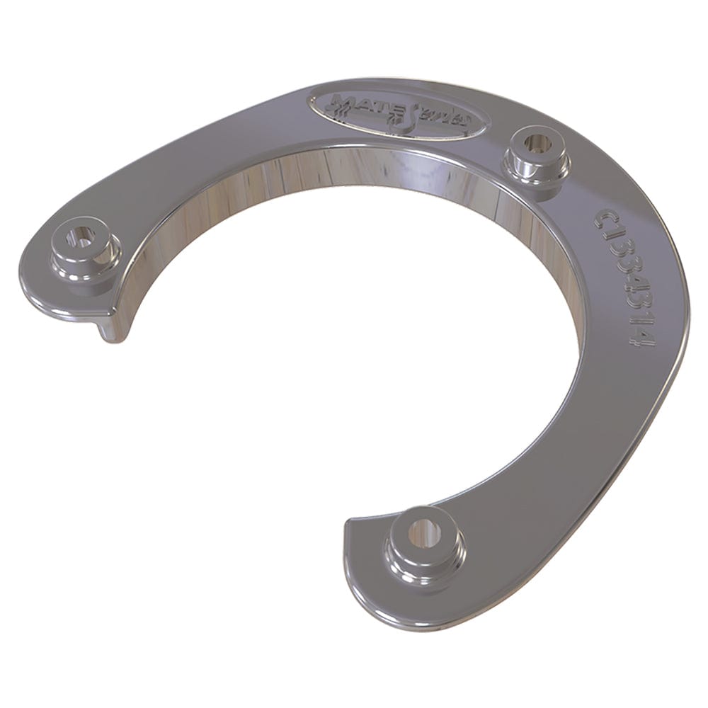 Mate Series Stainless Steel Rod Cup Holder Backing Plate f/Round Rod/Cup Only f/3-3/4" Holes [C1334314] - The Happy Skipper