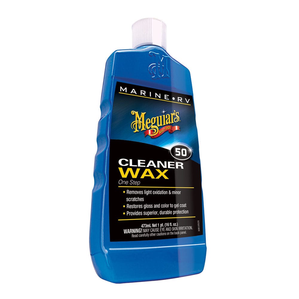 Meguiar's #50 Boat/RV Cleaner Wax - Liquid 16oz [M5016] - The Happy Skipper