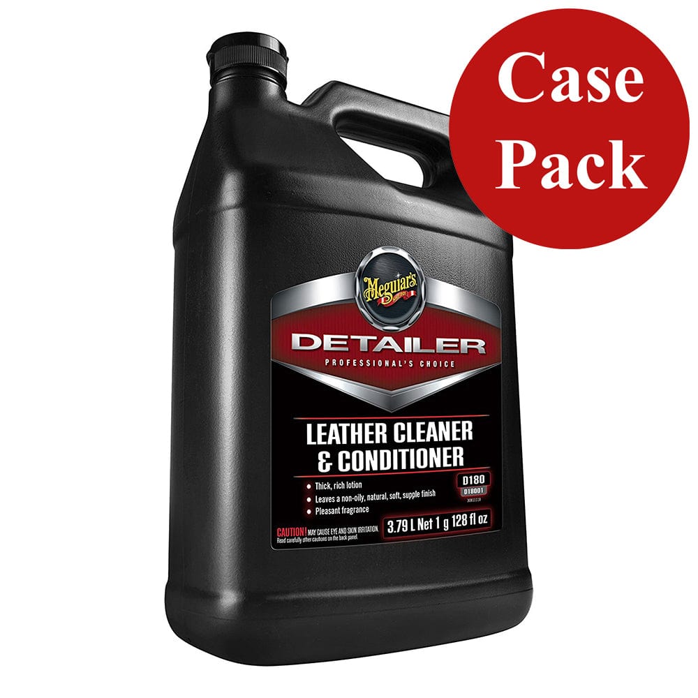 Meguiars Detailer Leather Cleaner Conditioner - 1-Gallon *Case of 4* [D18001CASE] - The Happy Skipper
