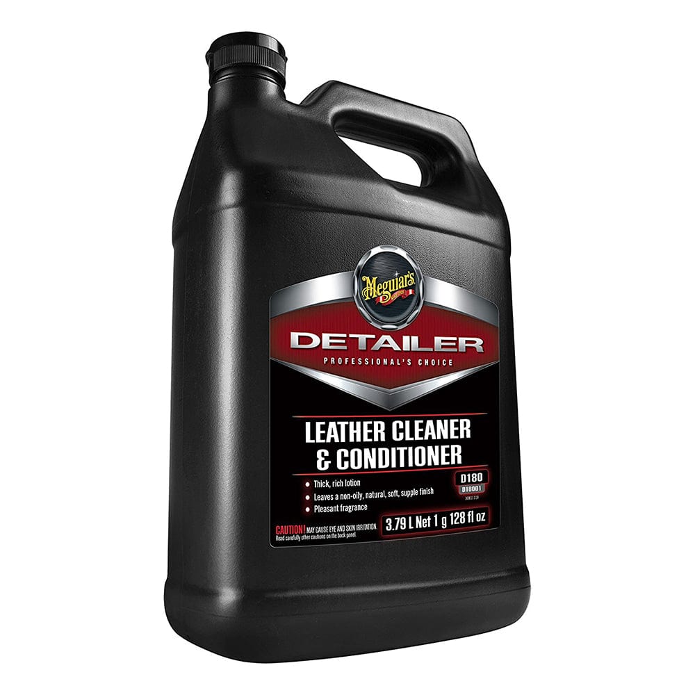 Meguiars Detailer Leather Cleaner Conditioner - 1-Gallon [D18001] - The Happy Skipper