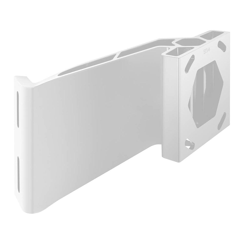 Minn Kota Raptor Jack Plate Adapter Bracket - Starboard - 5" Setback - 4" Rise - White [1810382] - The Happy Skipper