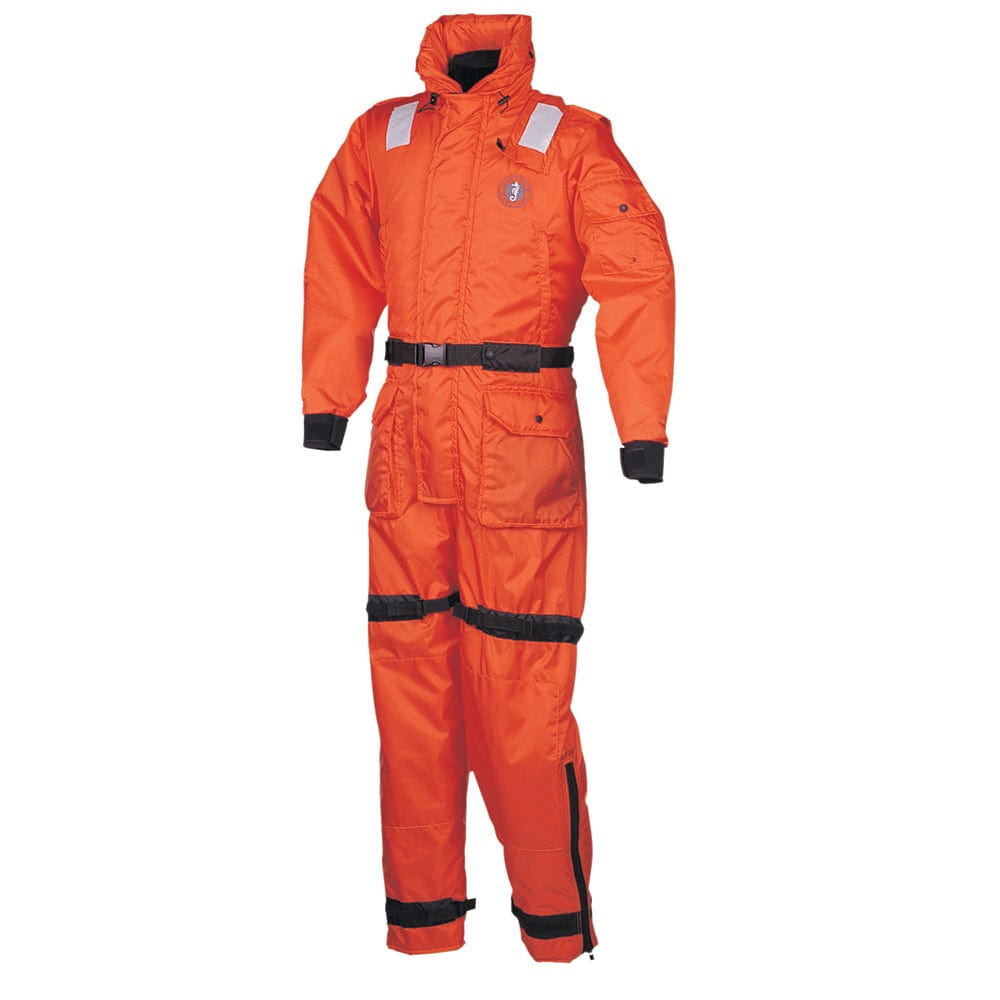 Mustang Deluxe Anti-Exposure Coverall Work Suit - Orange - Large [MS2175-2-L-206] - The Happy Skipper