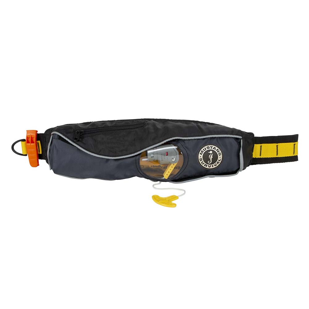 Mustang Fluid 2.0 Inflatable Belt Pack - Black/Grey - Manual [MD4016-806-0-253] - The Happy Skipper