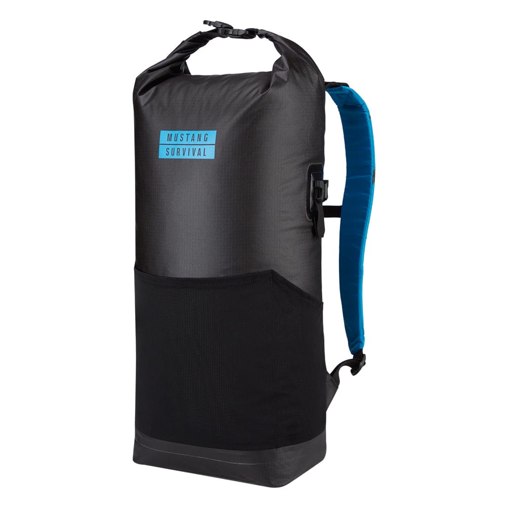 Mustang Highwater 22L Waterproof Backpack - Black/Azure Blue [MA261502-168-0-233] - The Happy Skipper