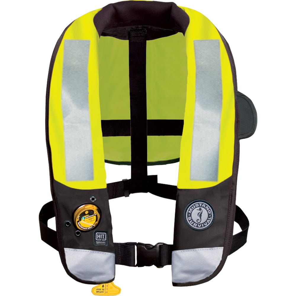 Mustang HIT High Visibility Inflatable PFD - Fluorescent Yellow/Green - Automatic/Manual [MD3183T3-239-0-202] - The Happy Skipper