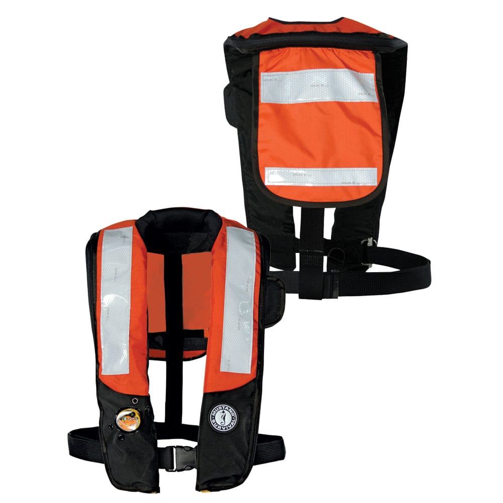 Mustang HIT Inflatable PDF w/SOLAS Reflective Tape - Orange/Black - Automatic/Manual [MD3183T2-33-0-101] - The Happy Skipper