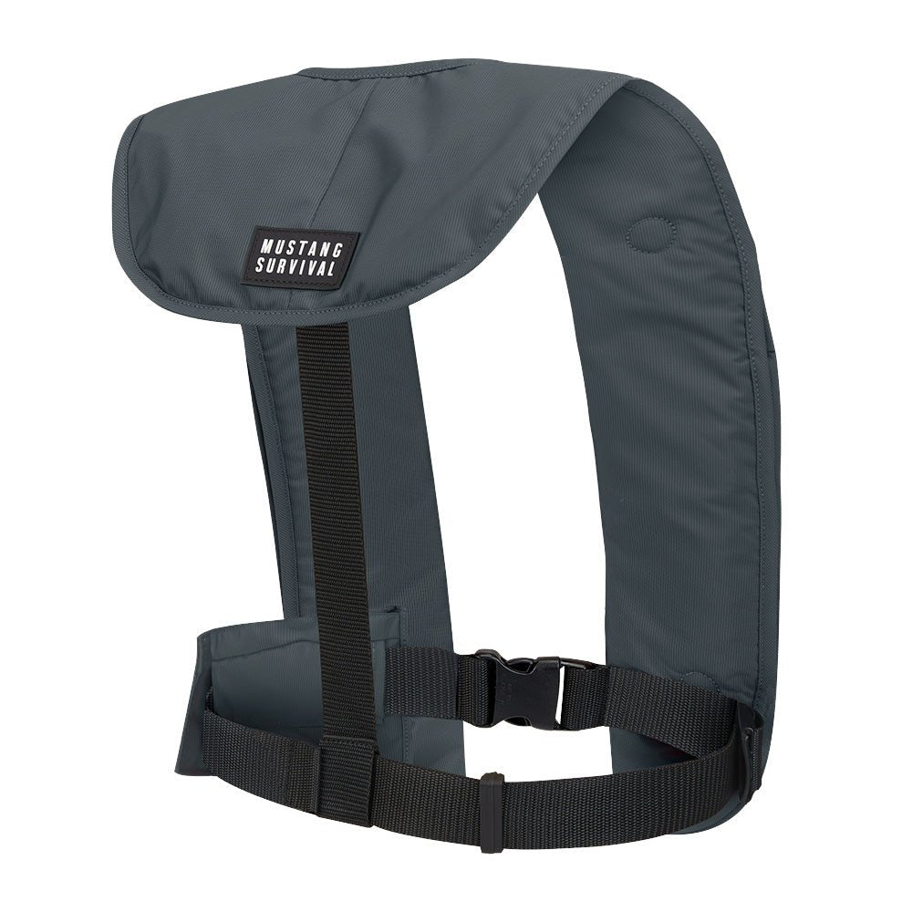 Mustang MIT 100 Convertible Inflatable PFD - Admiral Grey [MD2030-191-0-202] - The Happy Skipper