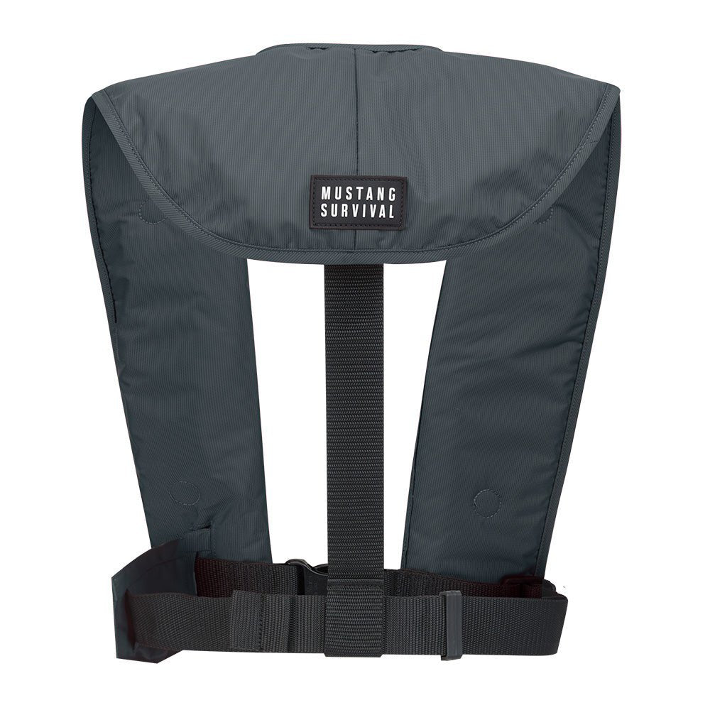 Mustang MIT 100 Convertible Inflatable PFD - Admiral Grey [MD2030-191-0-202] - The Happy Skipper