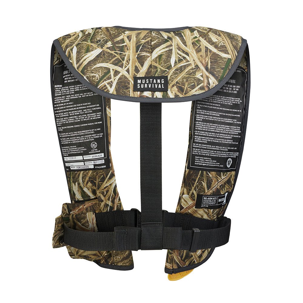 Mustang MIT 100 Convertible Inflatable PFD - Camo [MD2030CM-261-0-202] - The Happy Skipper