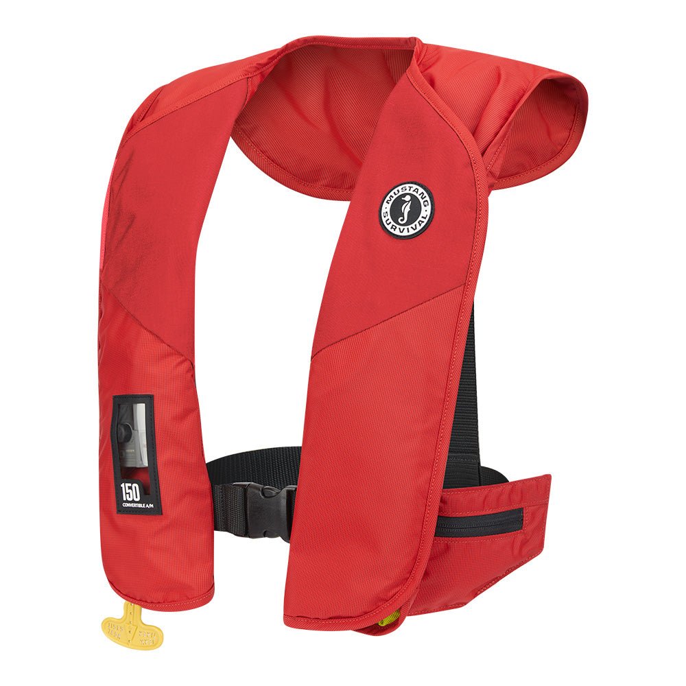 Mustang MIT 150 Convertible Inflatable PFD - Red [MD2020-4-0-202] - The Happy Skipper