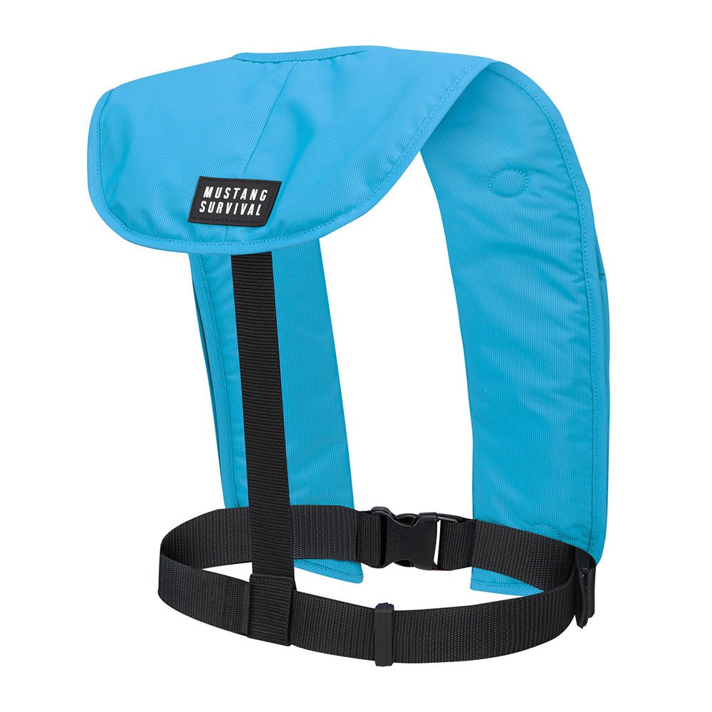 Mustang MIT 70 Manual Inflatable PFD - Azure (Blue) [MD4041-268-0-202] - The Happy Skipper