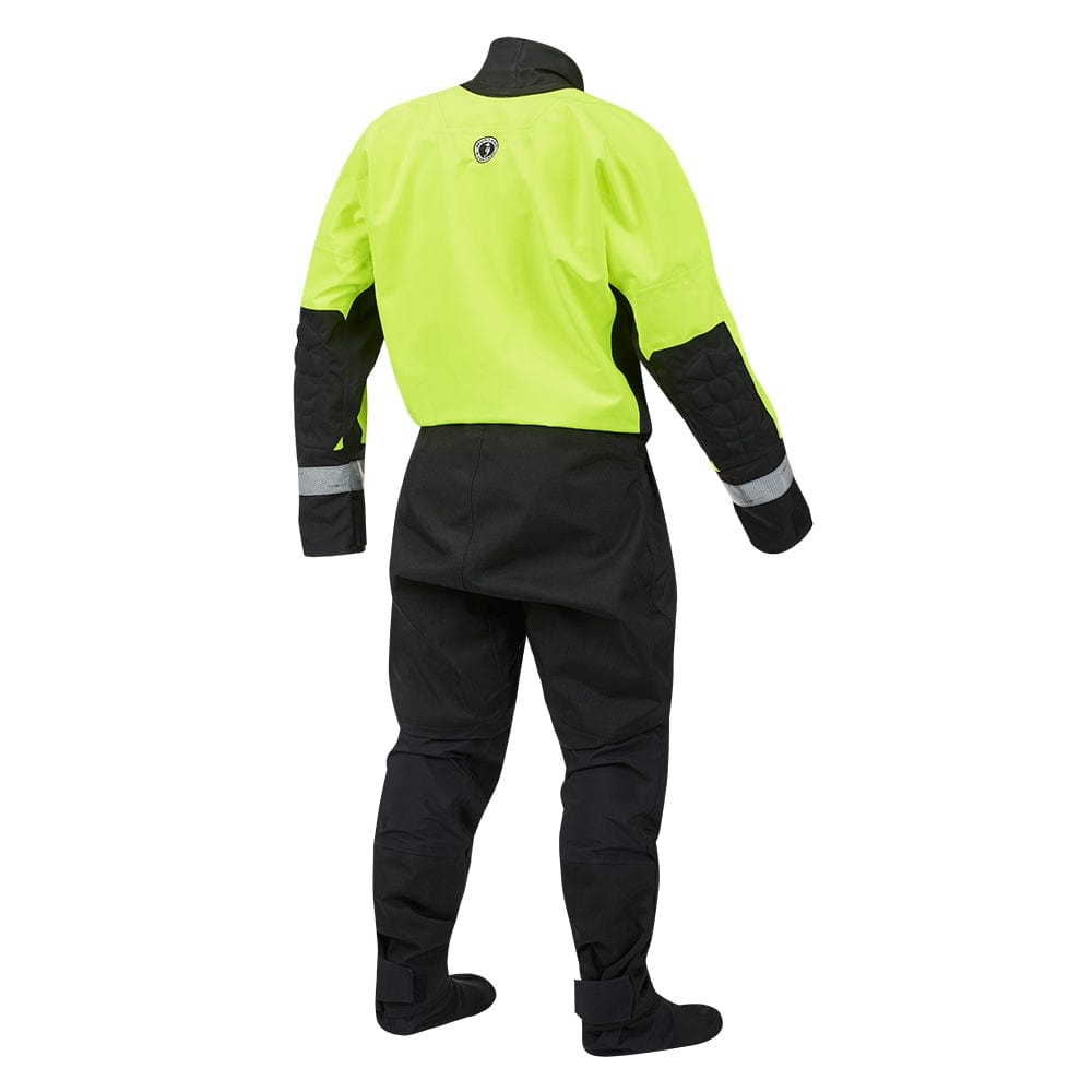 Mustang MSD576 Water Rescue Dry Suit - Fluorescent Yellow Green-Black - Large [MSD57602-251-L-101] - The Happy Skipper