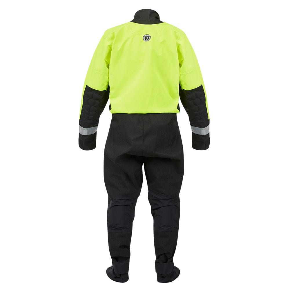 Mustang MSD576 Water Rescue Dry Suit - Fluorescent Yellow Green-Black - Large [MSD57602-251-L-101] - The Happy Skipper