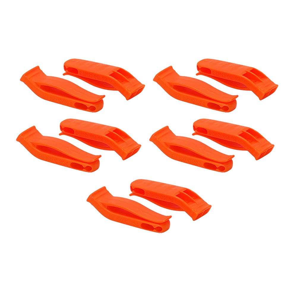 Mustang Signal Whistle - Orange *10-Pack [MAWSTL10-2-0-101] - The Happy Skipper
