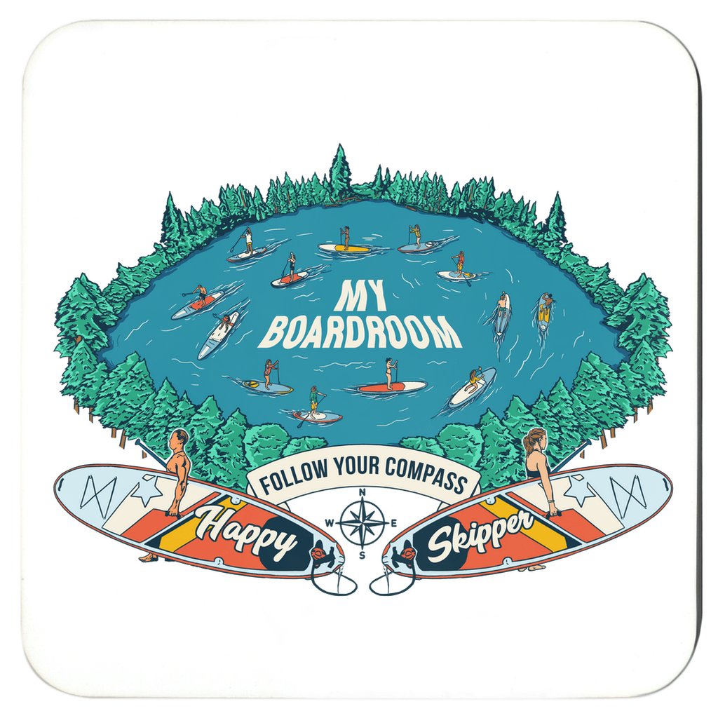 My Boardroom Paddleboard Coaster Set - The Happy Skipper