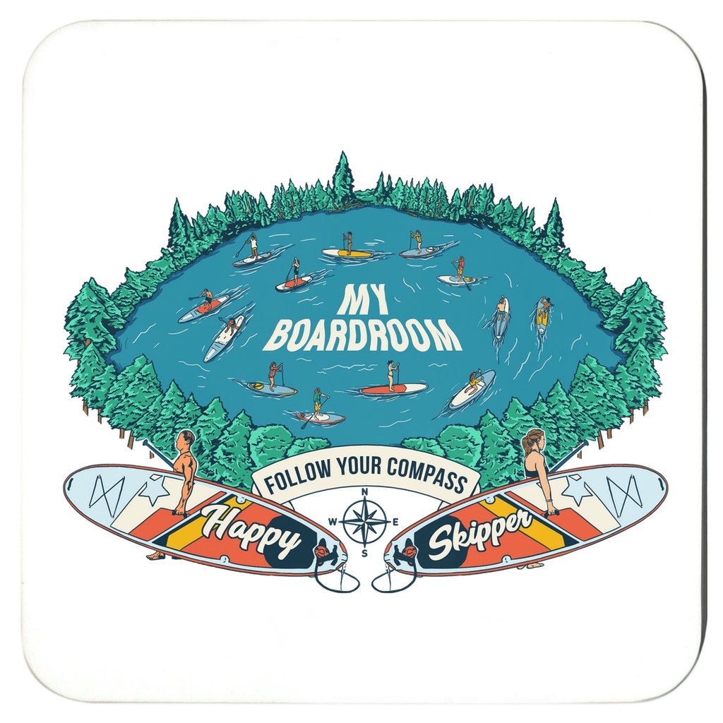 My Boardroom Paddleboard Coaster Set - The Happy Skipper