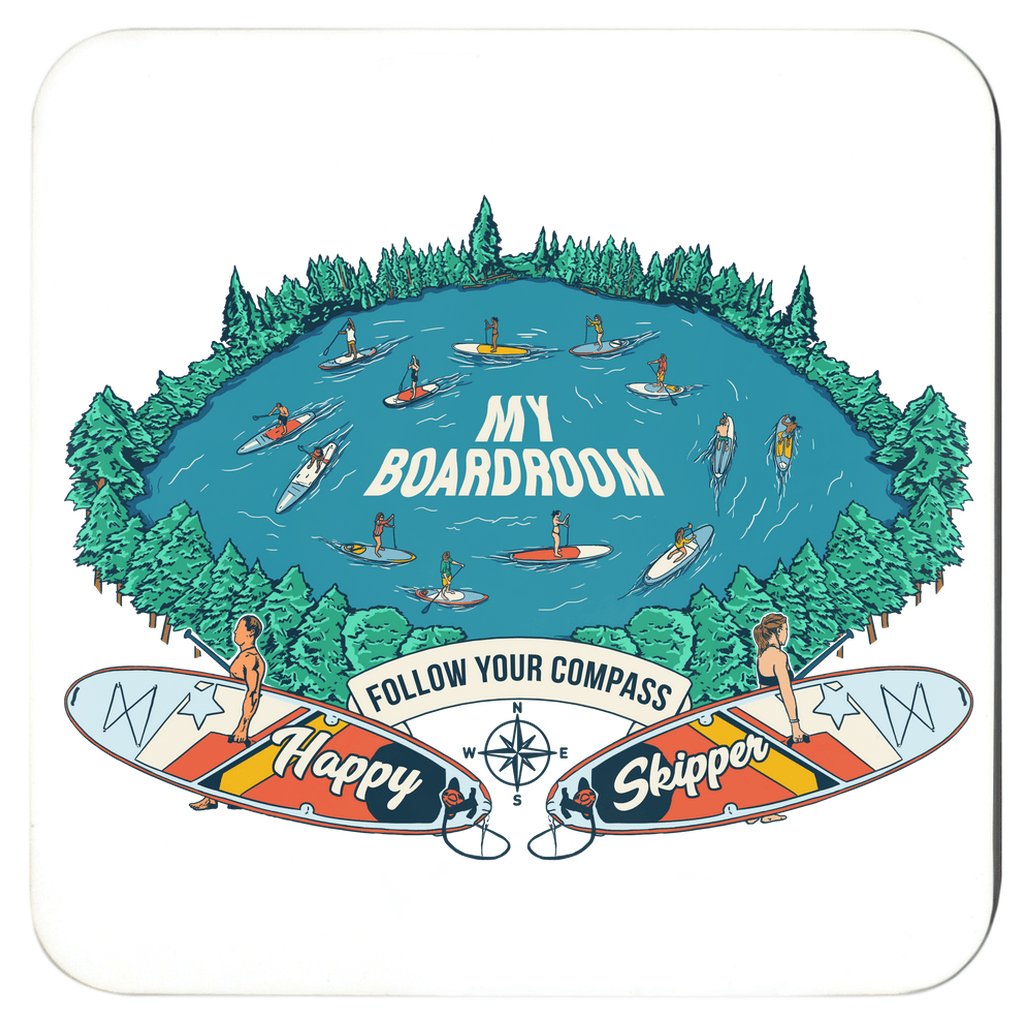 My Boardroom Paddleboard Coaster Set - The Happy Skipper