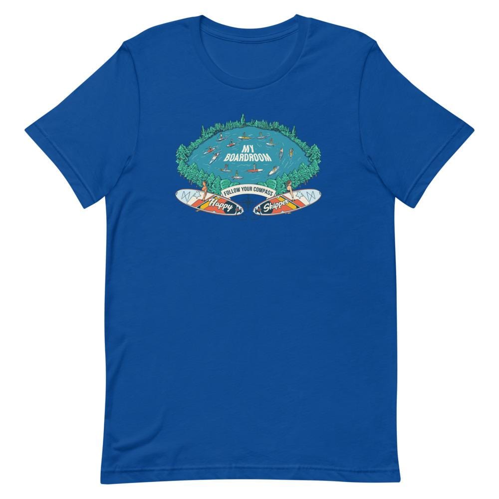 My Boardroom - Paddleboard Design - Short-Sleeve Unisex T-Shirt - The Happy Skipper