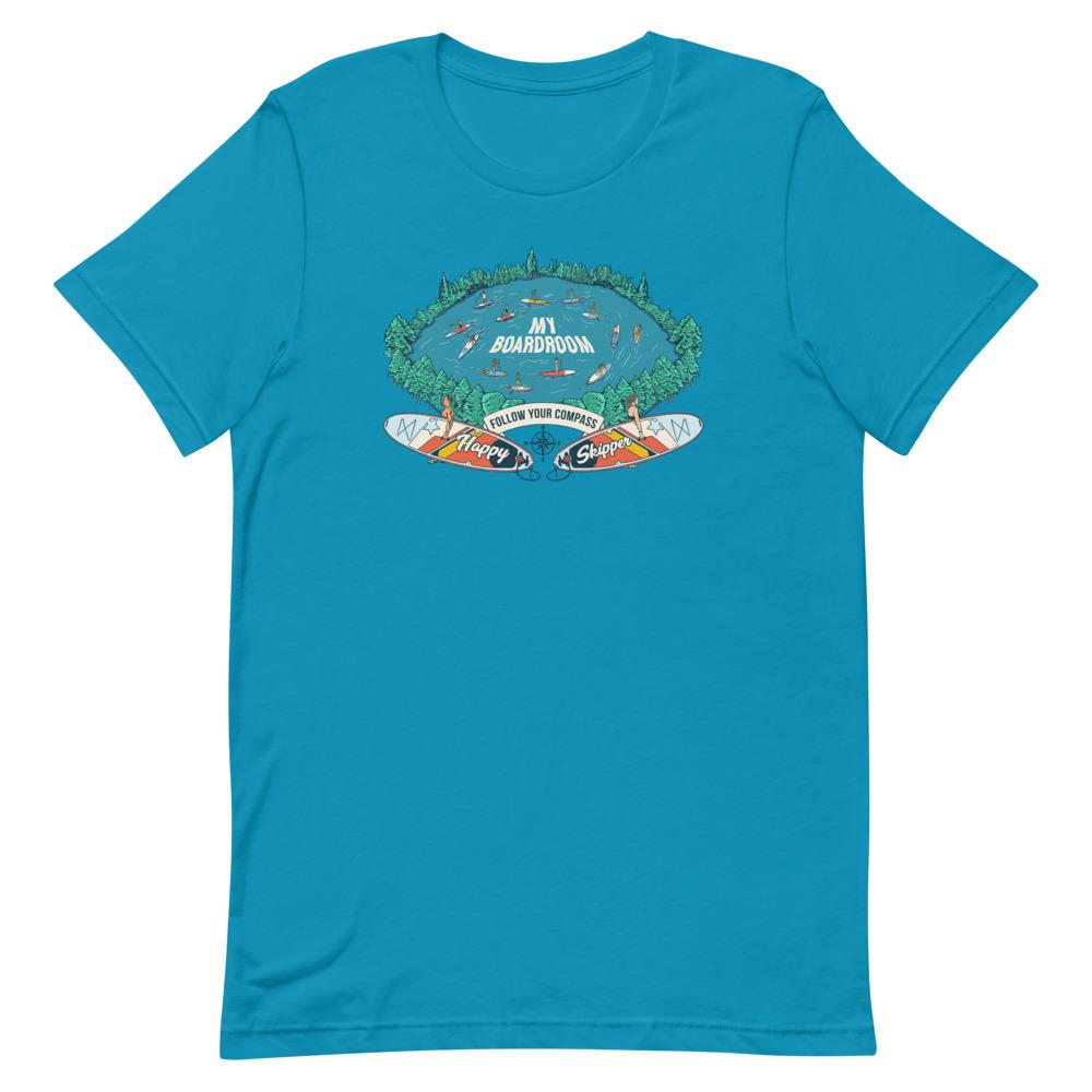 My Boardroom - Paddleboard Design - Short-Sleeve Unisex T-Shirt - The Happy Skipper