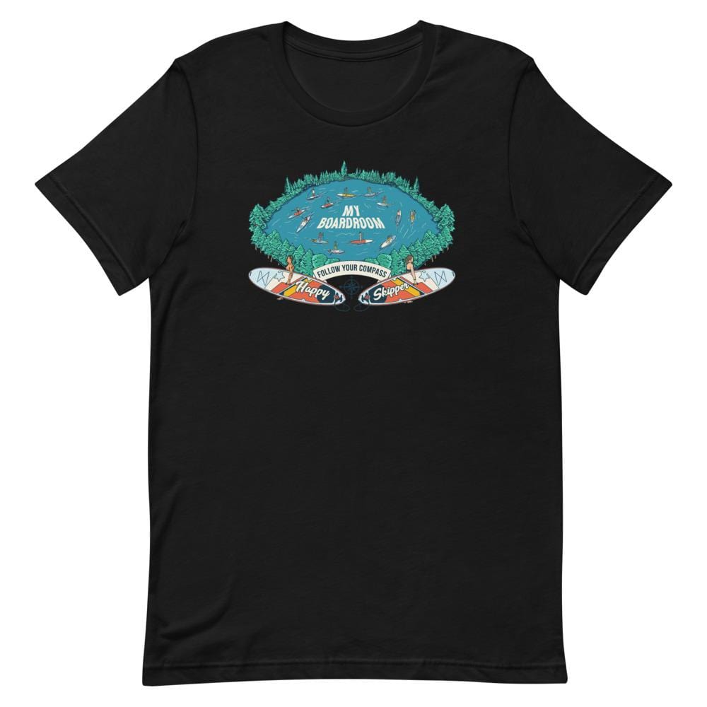 My Boardroom - Paddleboard Design - Short-Sleeve Unisex T-Shirt - The Happy Skipper