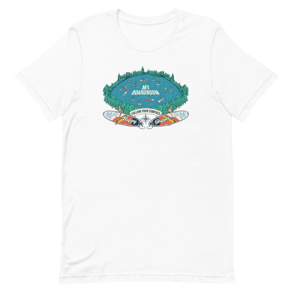 My Boardroom - Paddleboard Design - Short-Sleeve Unisex T-Shirt - The Happy Skipper