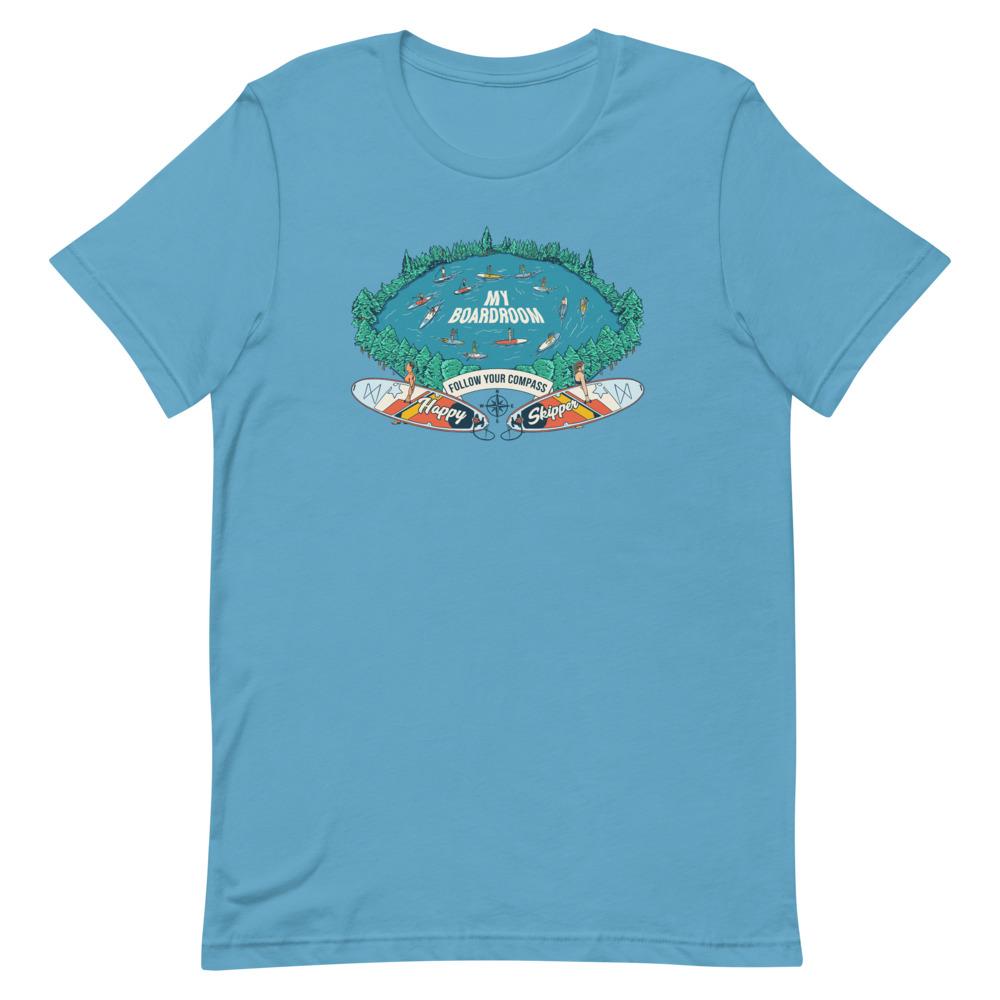 My Boardroom - Paddleboard Design - Short-Sleeve Unisex T-Shirt - The Happy Skipper