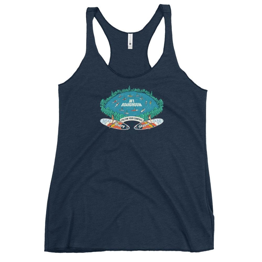 My Boardroom Paddleboard Design Women's Racerback Tank - The Happy Skipper