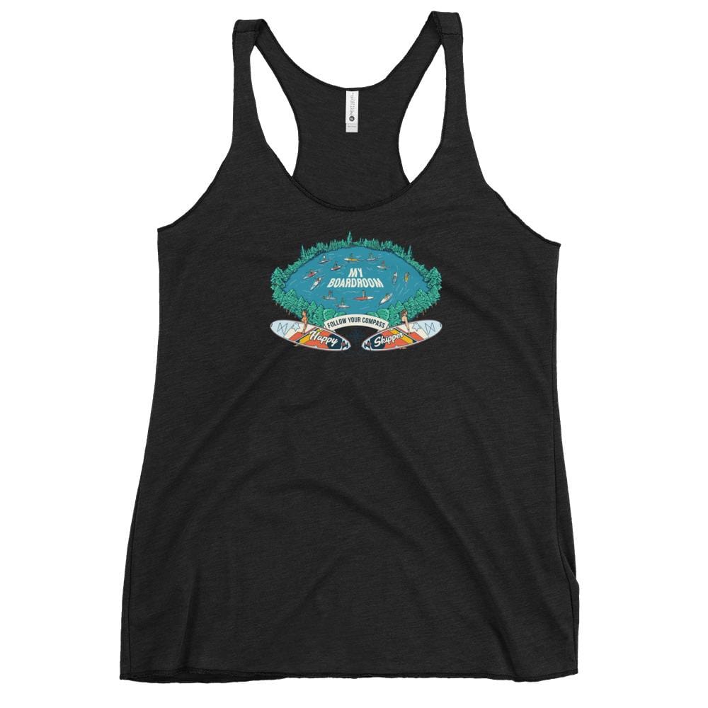 My Boardroom Paddleboard Design Women's Racerback Tank - The Happy Skipper