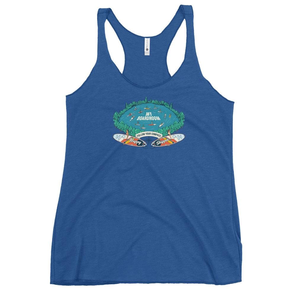 My Boardroom Paddleboard Design Women's Racerback Tank - The Happy Skipper